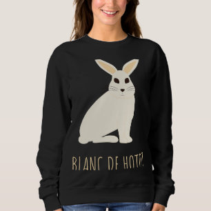Moletom Blanc De Hotot Rabbit Stone Cobits Bun Bunny