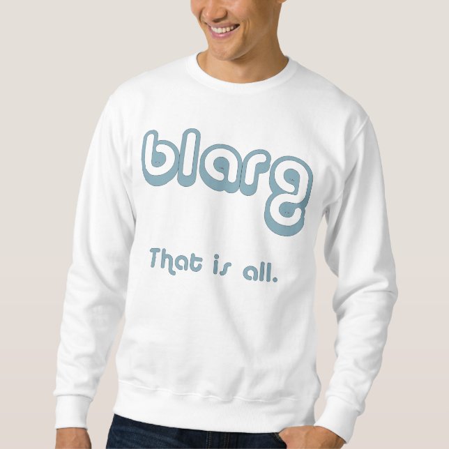 Moletom blarg. (Frente)
