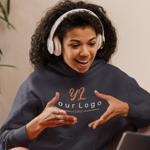 Moletom Blazer Simples Frente +Impressão Atrás logotipo Em