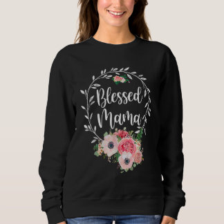 Moletom Blessed Mama  Flower Decor
