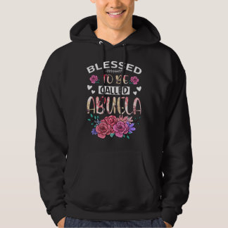 Moletom Blessed To Be Called Abuela Floral Mothers Day Tee