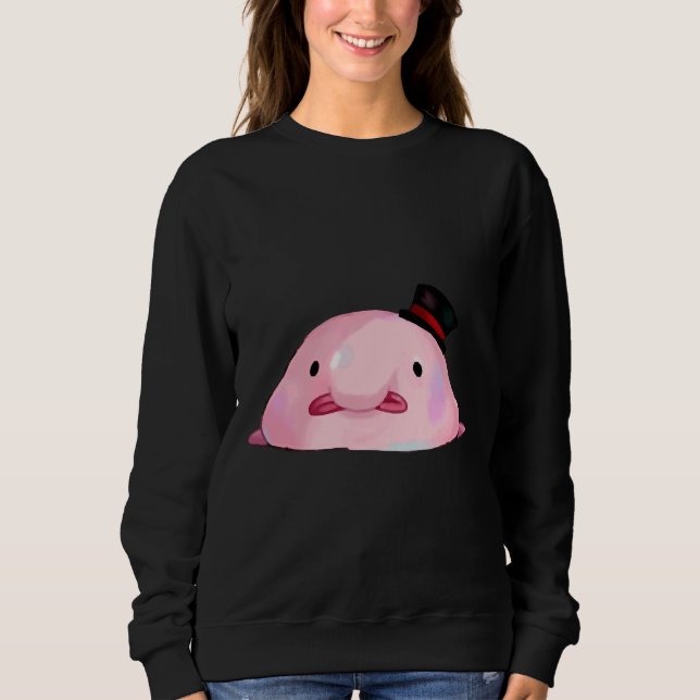 Moletom Blob Cachorro Peixe-Cabra L Ama Blobfish (Frente)