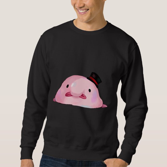 Moletom Blob Cachorro Peixe-Cabra L Ama Blobfish (Frente)