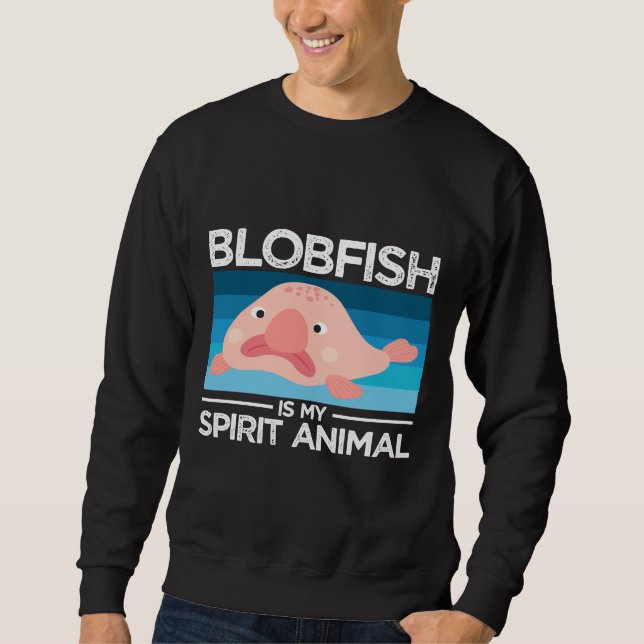 Moletom Blobfish É O Meu Espírito Animal Favorito (Frente)