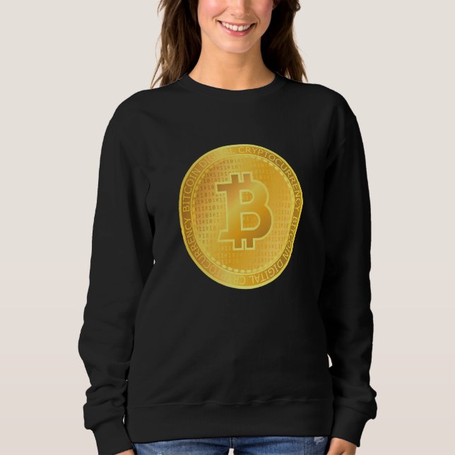 Moletom Blockchain Bt Do Criptocurrency Trader Crypto (Frente)
