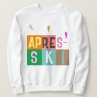 Bloco de Cores do Retro Skiers de Après-ski