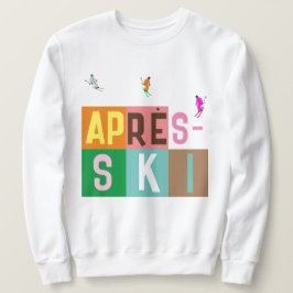 Moletom Bloco de Cores do Retro Skiers de Après-ski