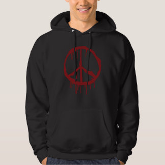 Moletom Bloody Peace Sign Hippie Symbol Freedom Graphic