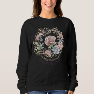 Moletom Bloom Elegante E Sopro Floral Crescente