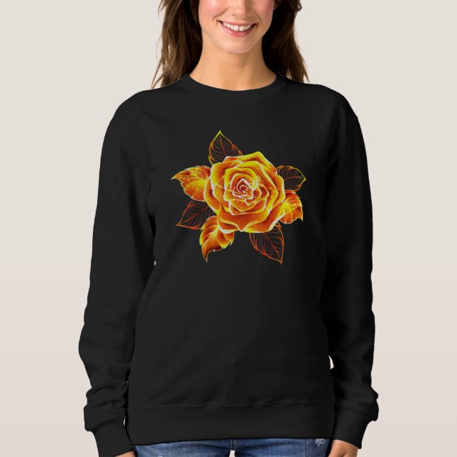 Moletom Blooming Fire Rosa (Frente)