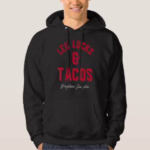 Moletom Bloqueio de Pernas e Tacos Brasileiros Jiu Jitsu M