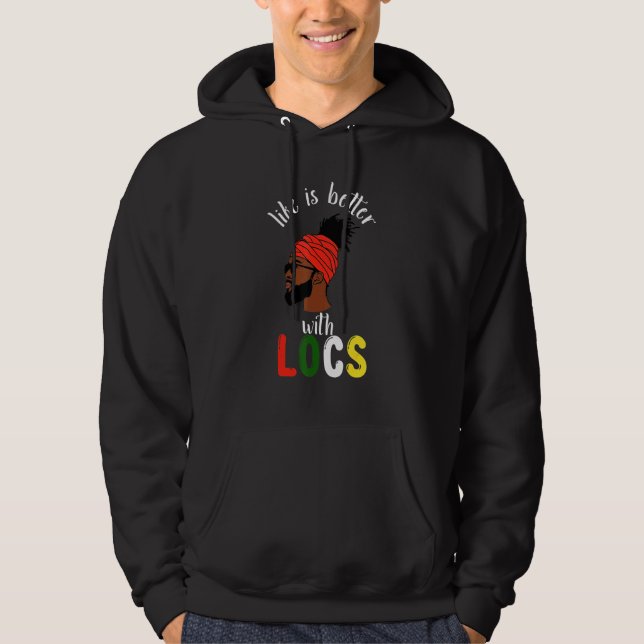 Moletom Bloqueio Negro - Homem Afro (Frente)