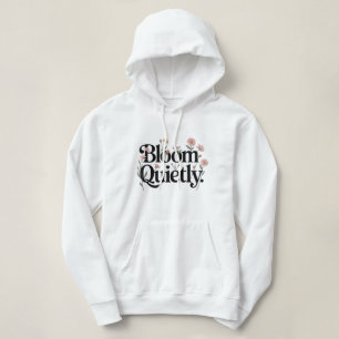 Moletom Blossom Quietly Women’s Hoodie   Estética Minimal 