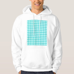 Moletom Blue Combination Diamond Patterno de Shirley Taylo
