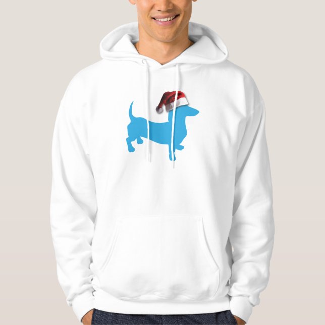 Moletom Blue Dachshund Natal (Frente)