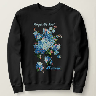 Moletom Blue Forget-Me-Nots - Personalizado