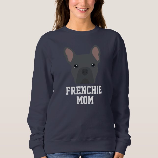 Moletom Blue Frenchie Dog Mãe (Frente)