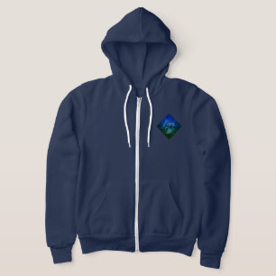 Moletom Blue Green Starburst Aproveite o Design de vida