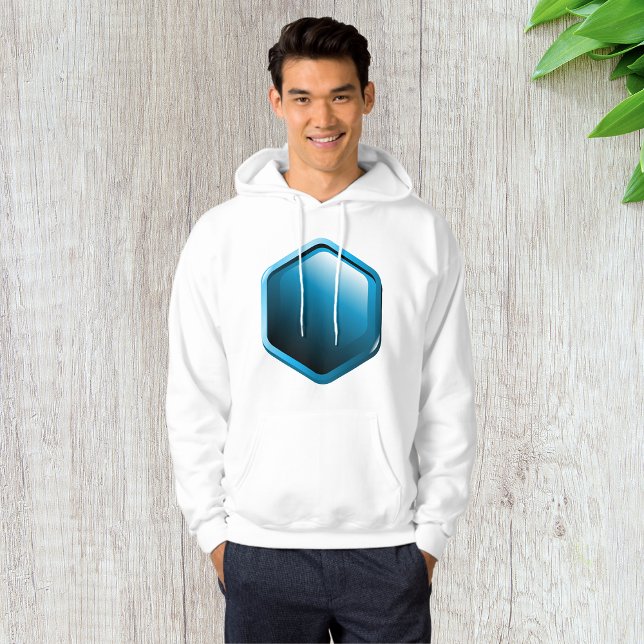 Moletom Blue Hexagon Mens Hoodie (Criador carregado)
