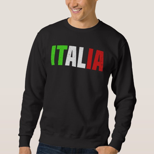 Moletom Blue Italy Flag Italian Girl Italia Rome  2 (Frente)