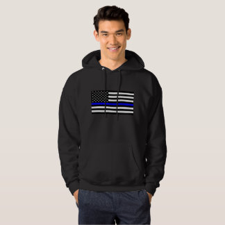 Moletom Blue Line fino embandeira - o Hoodie