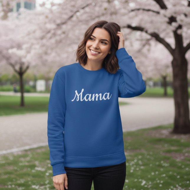 Moletom Blue Mama and Dad Sweatshirts (Criador carregado)