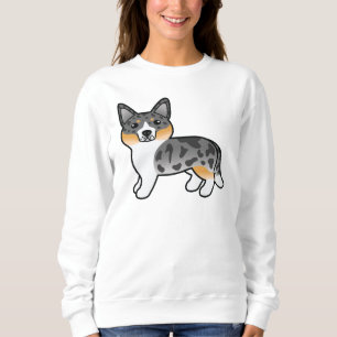 Moletom Blue Merle Cardigan Welsh Corgi