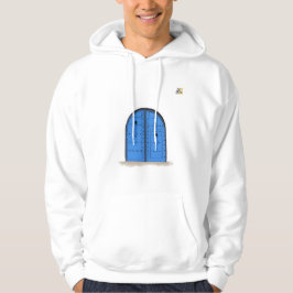 Moletom Blue Moroccan Door – Cozy Hoodie