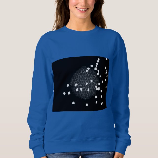 Moletom Blue Shattered Sweatshirt (Frente)