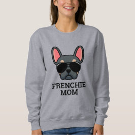Moletom Blue Tan French Bulldog Frenchie Mãe