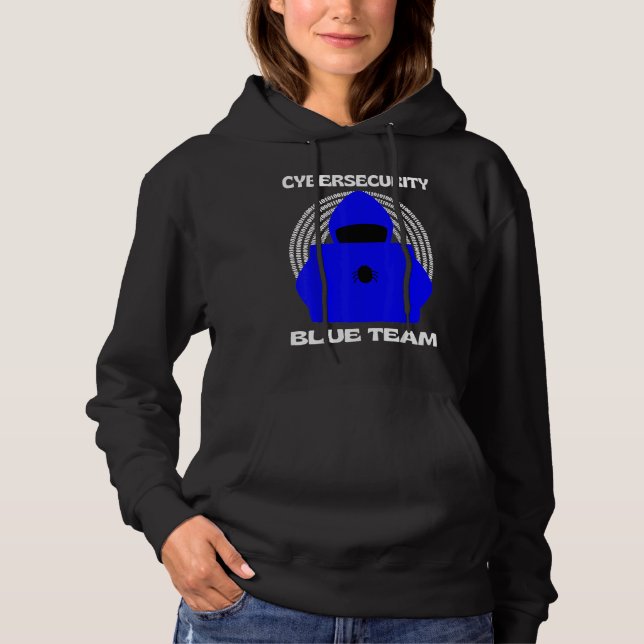 Moletom Blue Team Cybersecurity Hacking Ethical Hacker Cyb (Frente)