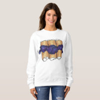 Blueberry Cheese Blintzes judeu Deli Sweatshirt