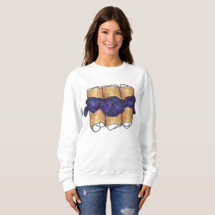 Moletom Blueberry Cheese Blintzes judeu Deli Sweatshirt