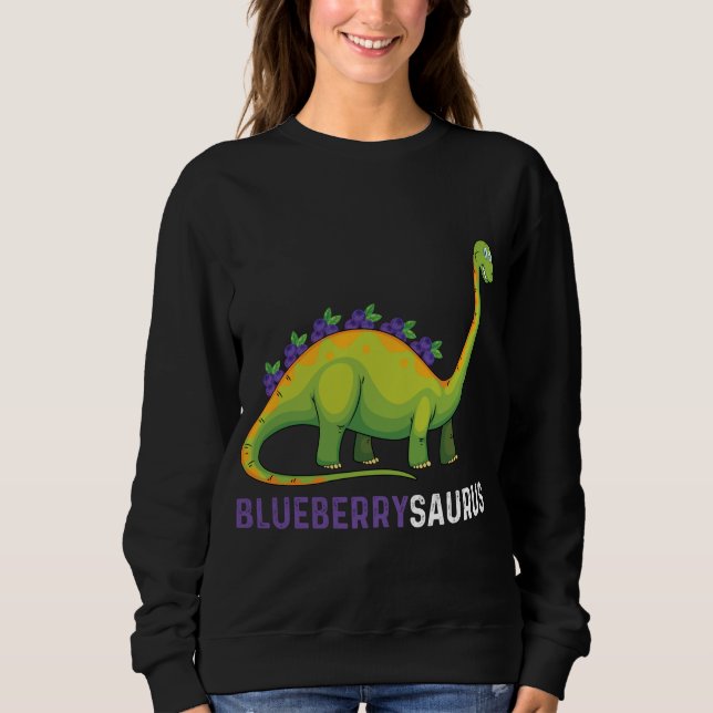 Moletom Blueberrysaurus Roupa Blueberry Dinosaur Dino Lo (Frente)