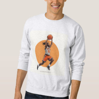 Moletom blusa branca masculina basketball 