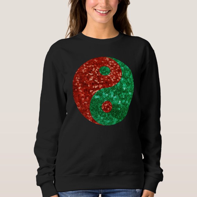Moletom blusa de blusa yin yang (Frente)