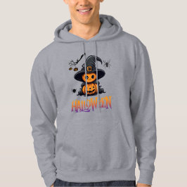 Moletom Blusa de Capuz de Fantasma de Halloween Fofo e Aco
