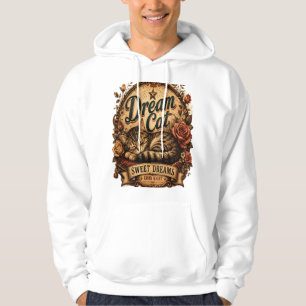 Moletom Blusa de Capuz Sonho Gato Doce Sonho Amantes de Ga
