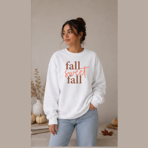 Moletom Blusa de Crewneck Gráfica de Outono Aconchegante F