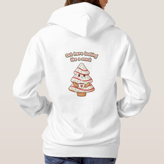 Moletom blusa de Natal fofa para mulheres (Verso)
