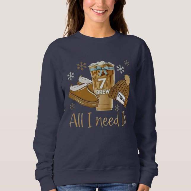 Moletom Blusa Feminina Fofa | Presente de Natal Aconchegan (Frente)
