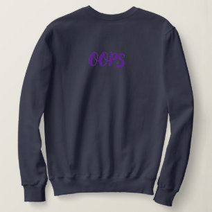Moletom Blusa “Oops” com Zíper nos Lábios