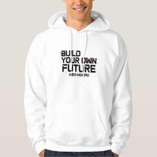 Moletom Blusão Branco Elegante com Estampa Gráfica Única