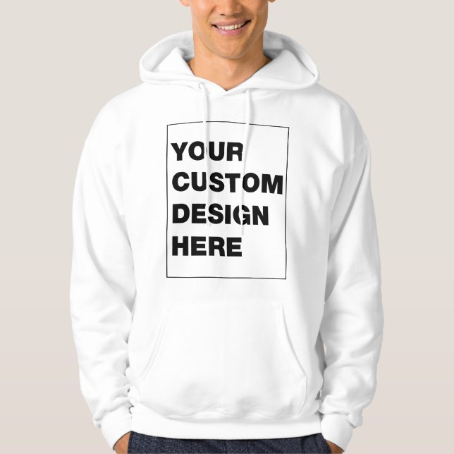 Moletom Blusão com Capuz Personalizado para Homens (Frente)