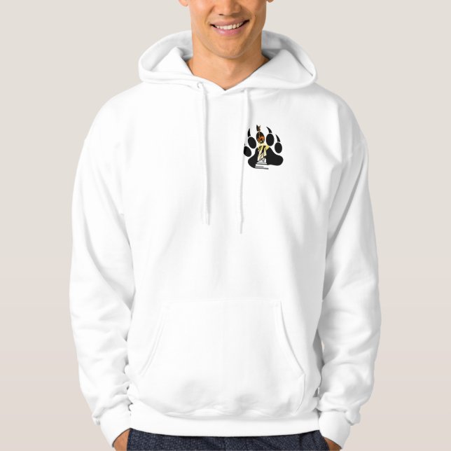 Moletom Blusão com Capuz Unique Gay Bear Paw com liberty F (Frente)