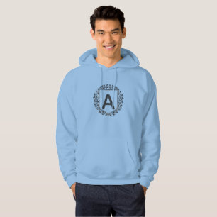 Moletom Blusão com Monograma de Floral Personalizado Inici