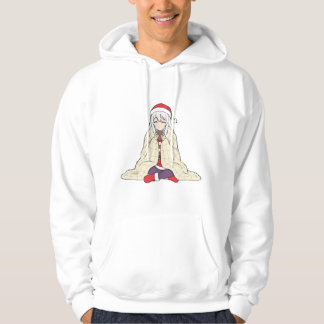 Moletom Blusão de Anime Natal Chapéu de Papai Noel Fofo - 