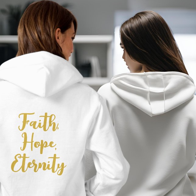 Moletom Blusão Fé, Esperança, Eternidade (Criador carregado)