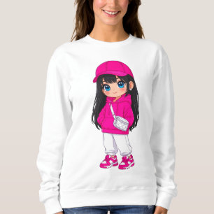 Moletom Blusão Feminino Chic & Cozy 🌸✨   Estiloso DTF D