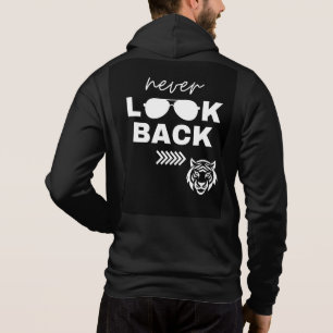 Moletom Blusão Preto com Citação Motivacional em Negrito